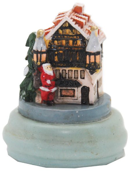 Bastel-Figur Weihnachtspostamt für DIY Schneekugel - Schneekugelhaus