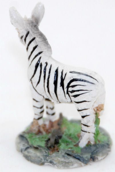 Bastelfigur Zebra für DIY Schneekugel - Schneekugelhaus