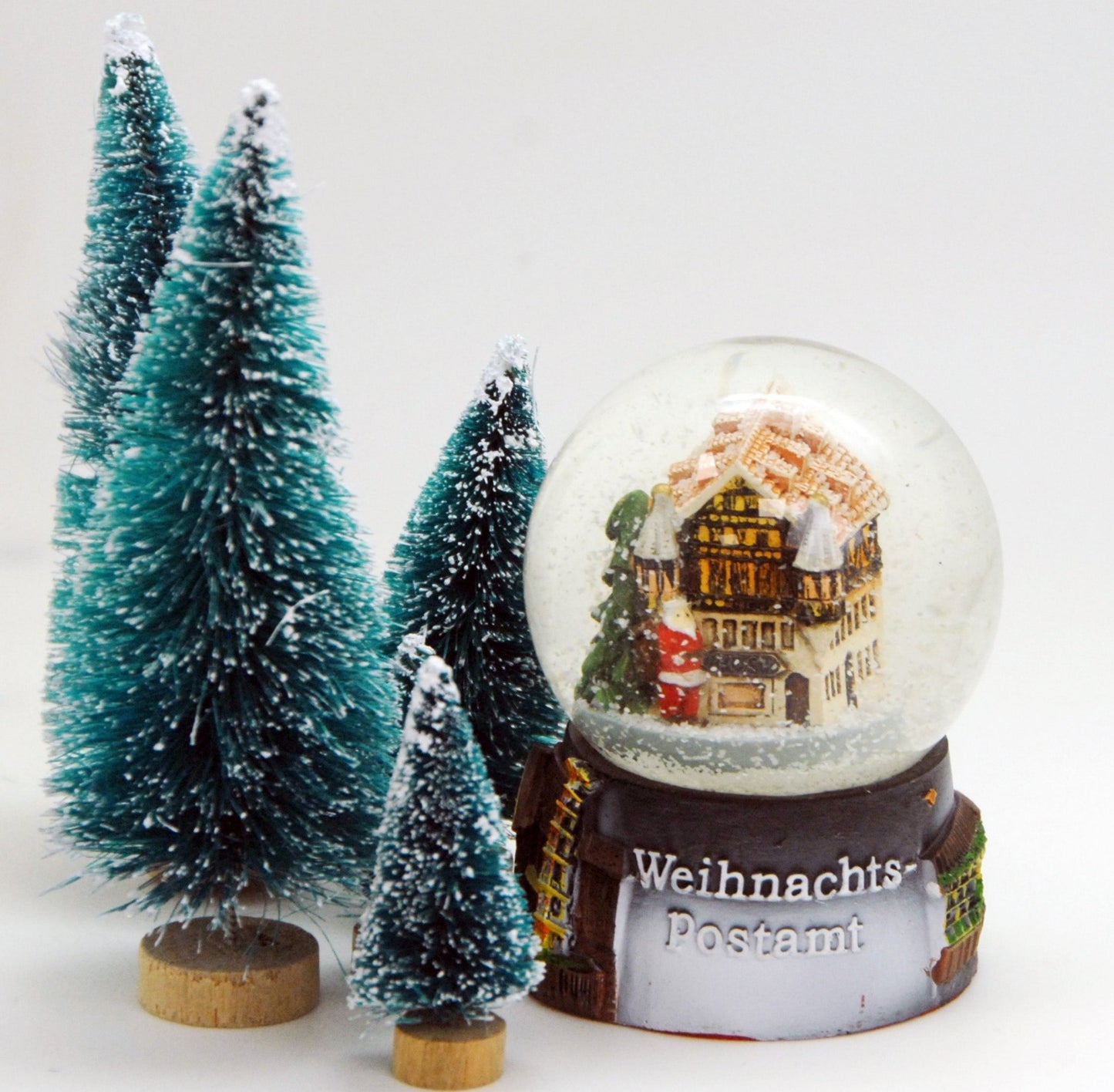 Bastelset komplett für Schneekugel Weihnachtspostamt - 65cm Durchmesser - Schneekugelhaus