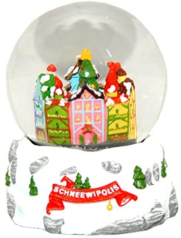 Bastelset - Schneekugel Schneewipolis Fachwerkdorf 65mm - Schneekugelhaus