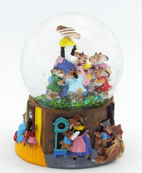 Märchen Schneekugel Wolf und 7 Geislein - Schneekugelhaus