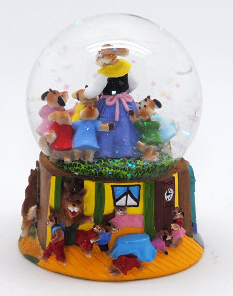 Märchen Schneekugel Wolf und 7 Geislein - Schneekugelhaus