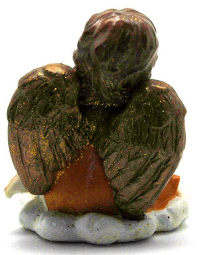 Modell für 3D-Schneekugel - Engel in terrakotta - Schneekugelhaus
