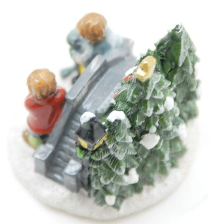 Modell für 3D-Schneekugel - Kinder spielen Eishockey - Schneekugelhaus