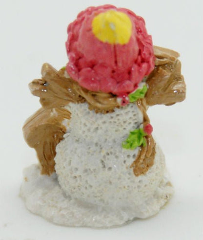 Modell für 3D-Schneekugel - lustiger Schneemann - Schneekugelhaus