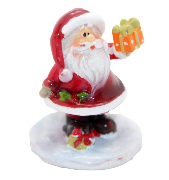 Modell für 3D-Schneekugel - Santa mit Geschenken - Schneekugelhaus