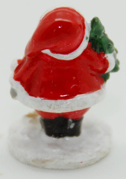 Modell für 3D-Schneekugel - Santa mit Tannenbaum - Schneekugelhaus