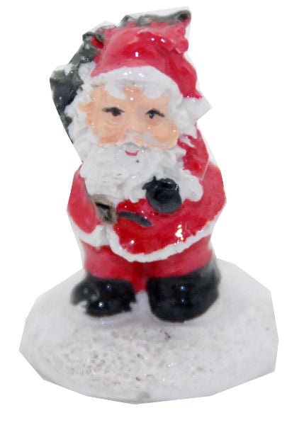 Modell für 3D-Schneekugel - Santa mit Weihnachtsbaum - Schneekugelhaus