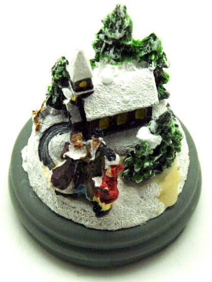 Modell für 3D-Schneekugel - Weihnachtschor - Schneekugelhaus