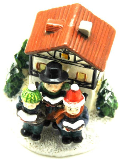 Modell für 3D-Schneekugel - Weihnachtssinger - Schneekugelhaus