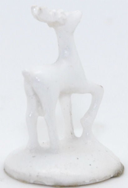 Modell für 3D-Schneekugel - weißer Hirsch - Schneekugelhaus