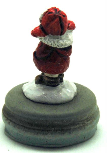 Modell für 3D-Schneekugel - Winterkind in Rot - Schneekugelhaus