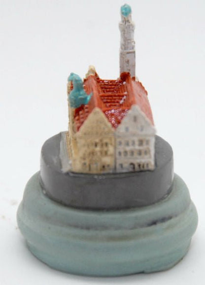 Rathaus in Rothenburg für DIY Schneekugel - Schneekugelhaus