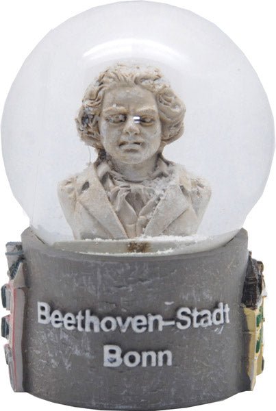 Souvenir Schneekugel Beethoven - Bonn - Luftblase - Schneekugelhaus