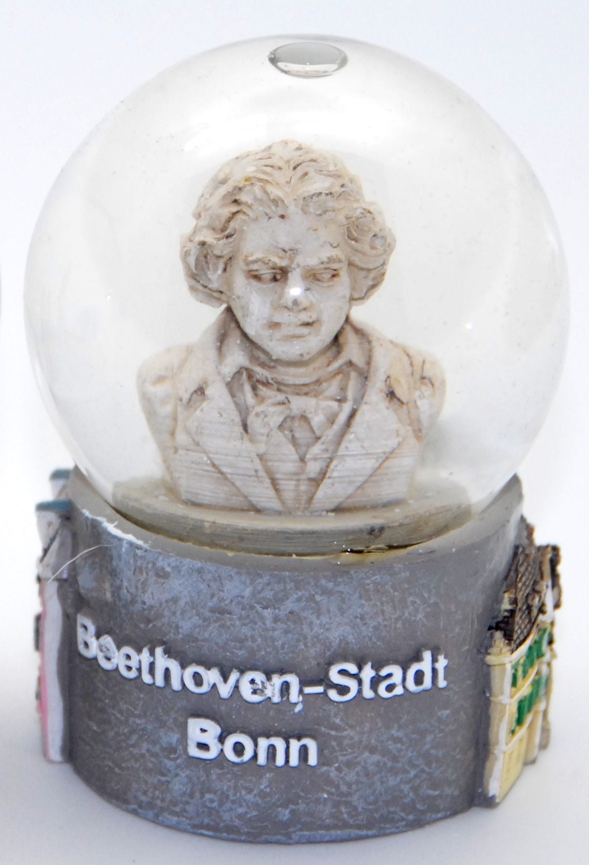 Souvenir Schneekugel Beethoven - Bonn - Luftblase - Schneekugelhaus
