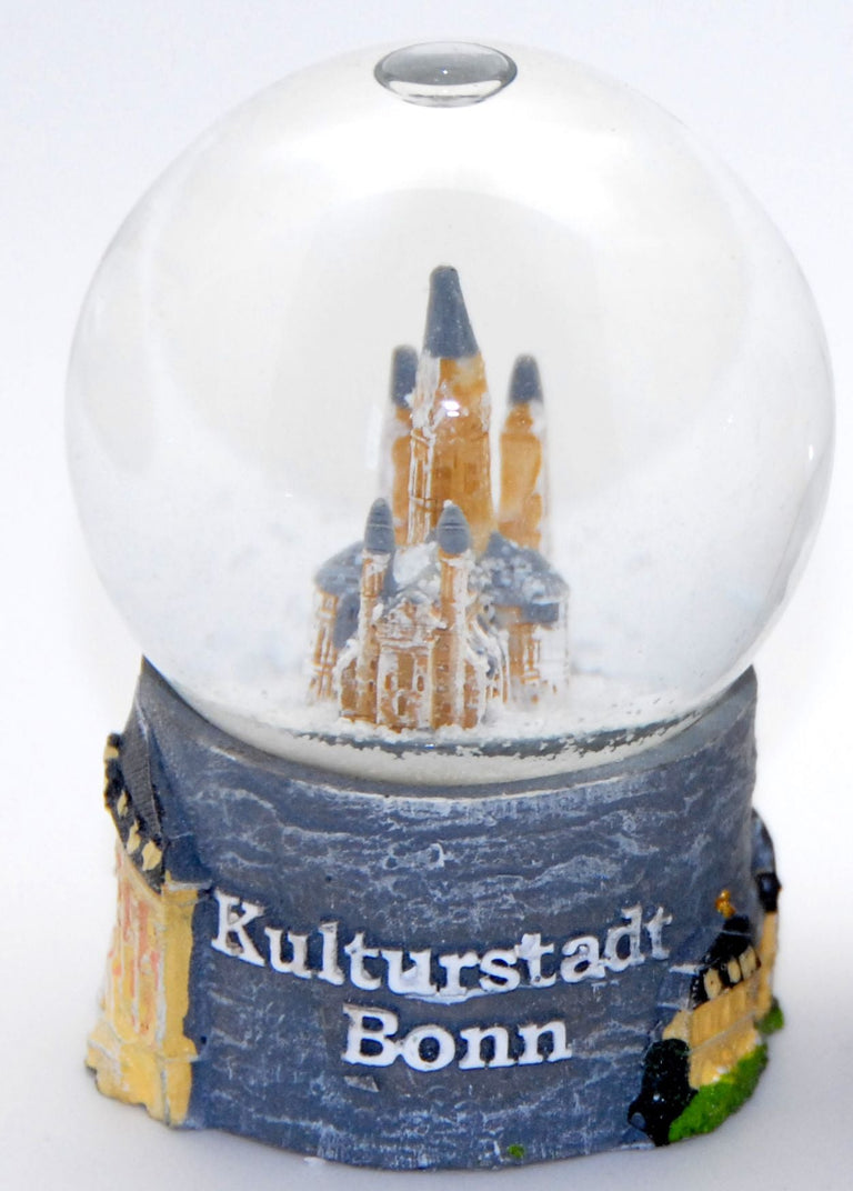 Souvenir Schneekugel Bonn - Luftblase - Schneekugelhaus