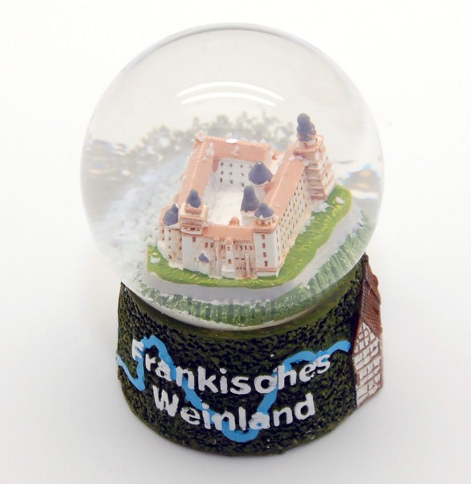 Souvenir Schneekugel Fränkisches Weinland - Schneekugelhaus