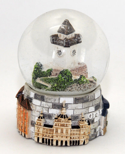 Souvenir Schneekugel Graz Österreich Uhrturm - Schneekugelhaus