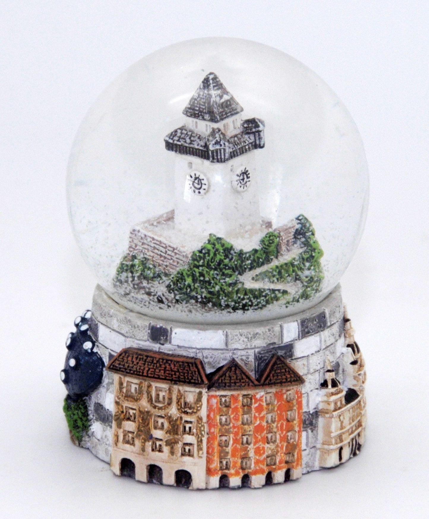 Souvenir Schneekugel Graz Österreich Uhrturm - Luftblase - Schneekugelhaus