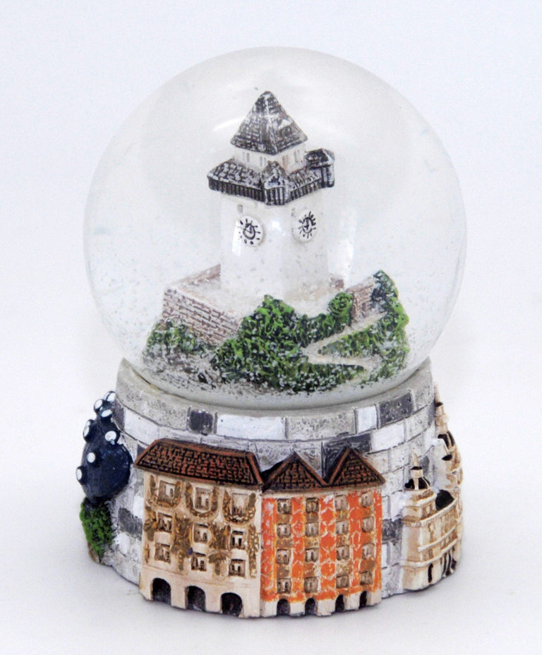 Souvenir Schneekugel Graz Österreich Uhrturm - Luftblase - Schneekugelhaus