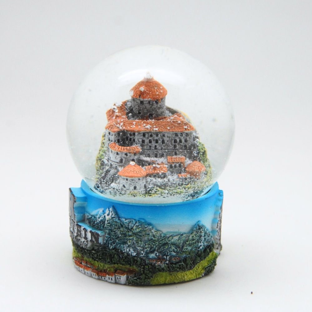 Souvenir Schneekugel Kufstein mit Festung Kufstein und Kufsteiner Land - Schneekugelhaus