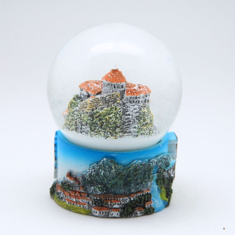 Souvenir Schneekugel Kufstein mit Festung Kufstein und Kufsteiner Land - Schneekugelhaus