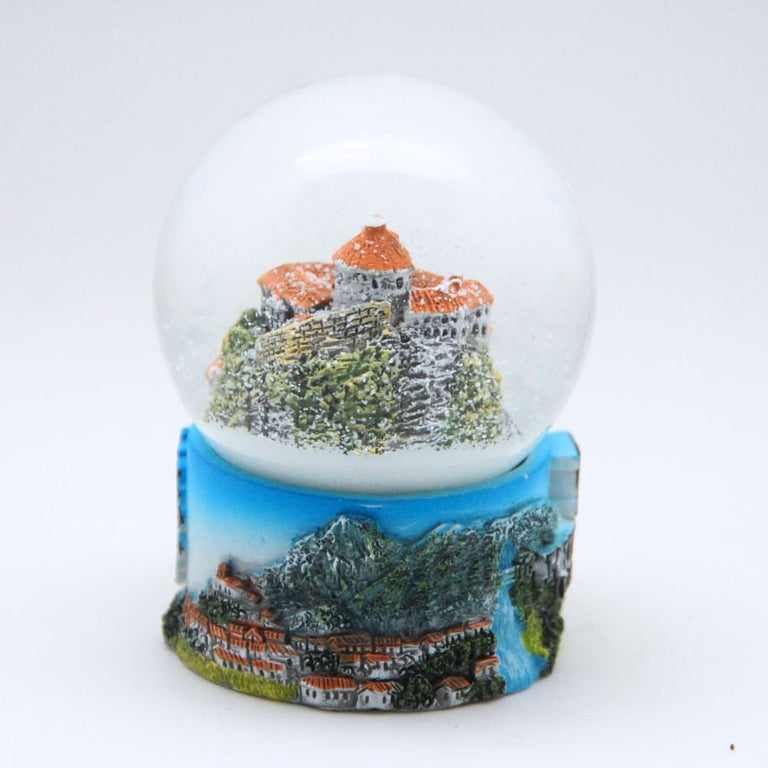 Souvenir Schneekugel Kufstein mit Festung Kufstein und Kufsteiner Land - Schneekugelhaus