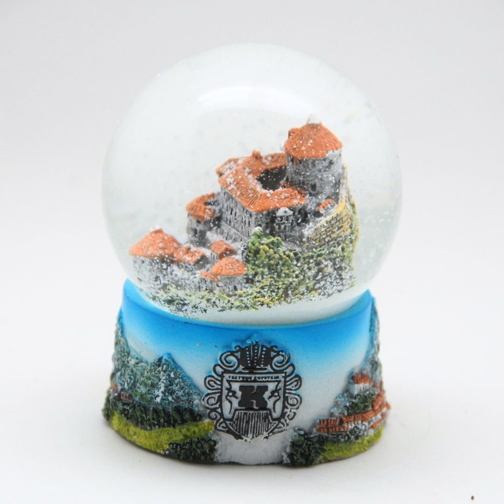 Souvenir Schneekugel Kufstein mit Festung Kufstein und Kufsteiner Land - Schneekugelhaus