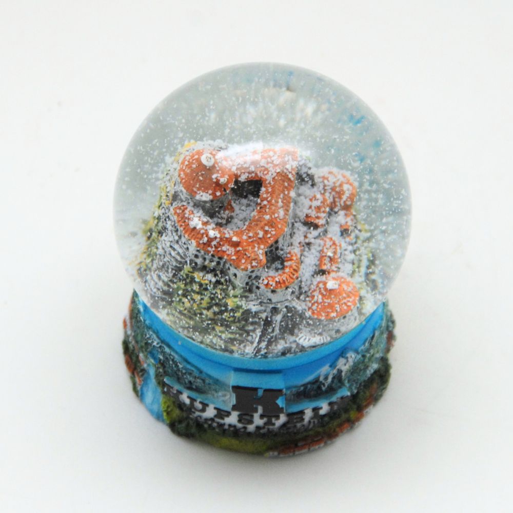 Souvenir Schneekugel Kufstein mit Festung Kufstein und Kufsteiner Land - Schneekugelhaus