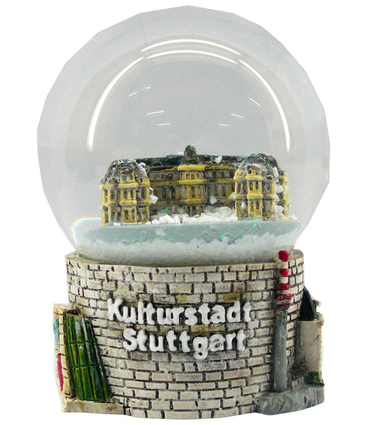 Souvenir Schneekugel Kulturstadt Stuttgart - Luftblase - Schneekugelhaus