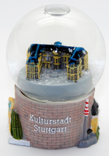 Souvenir Schneekugel Kulturstadt Stuttgart - Luftblase - Schneekugelhaus