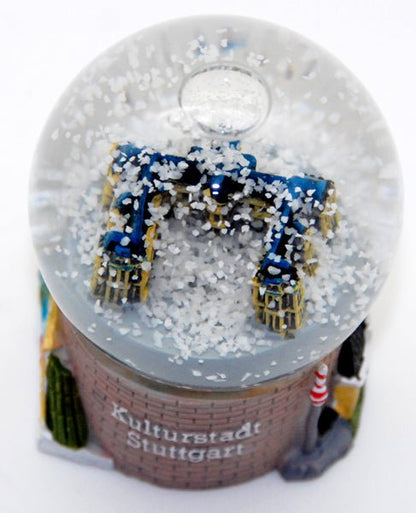 Souvenir Schneekugel Kulturstadt Stuttgart - Luftblase - Schneekugelhaus