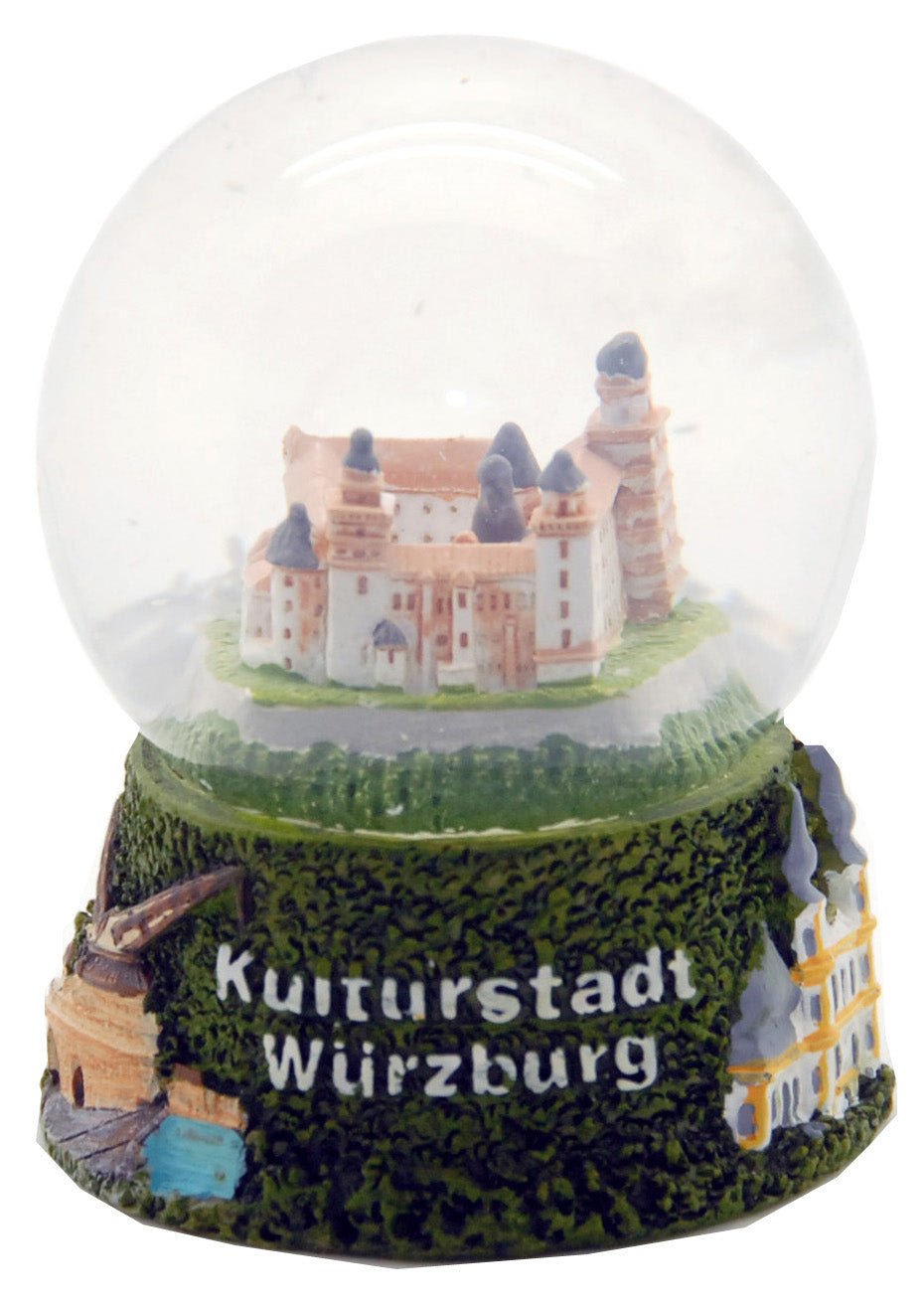 Souvenir Schneekugel Kulturstadt Würzburg - Luftblase - Schneekugelhaus