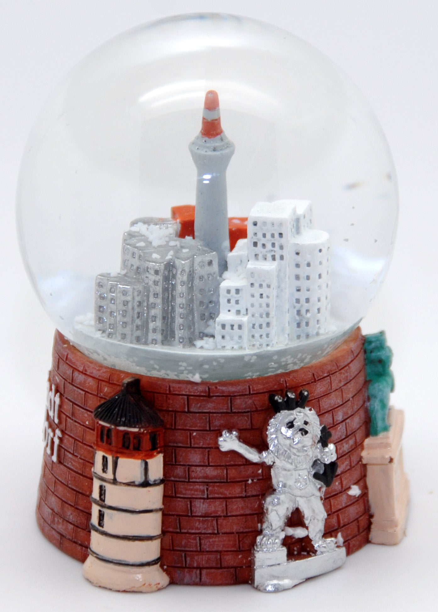 Souvenir Schneekugel Kunststadt Düsseldorf - Schneekugelhaus