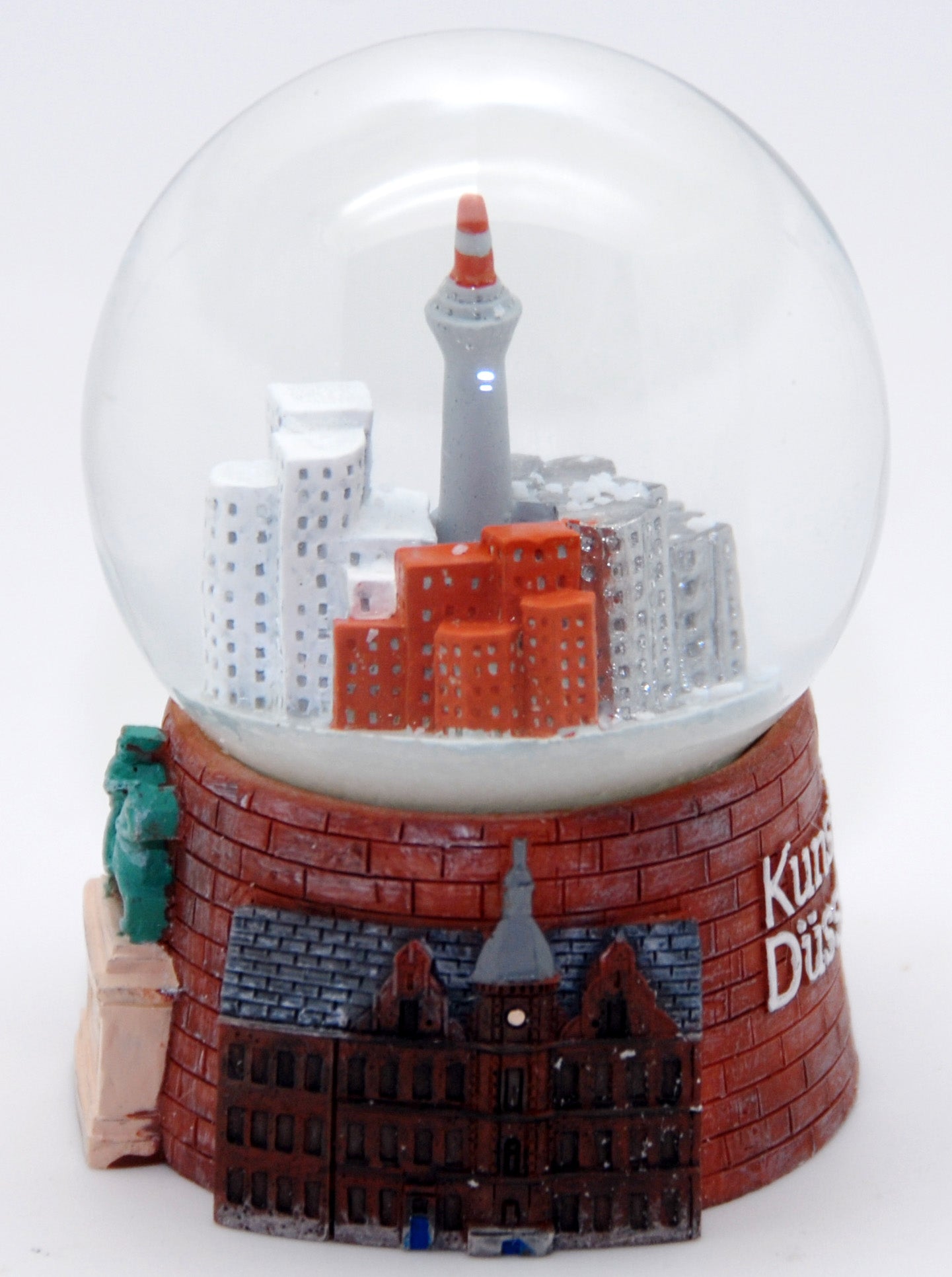 Souvenir Schneekugel Kunststadt Düsseldorf - Schneekugelhaus