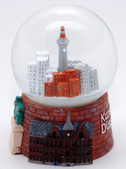 Souvenir Schneekugel Kunststadt Düsseldorf - Schneekugelhaus
