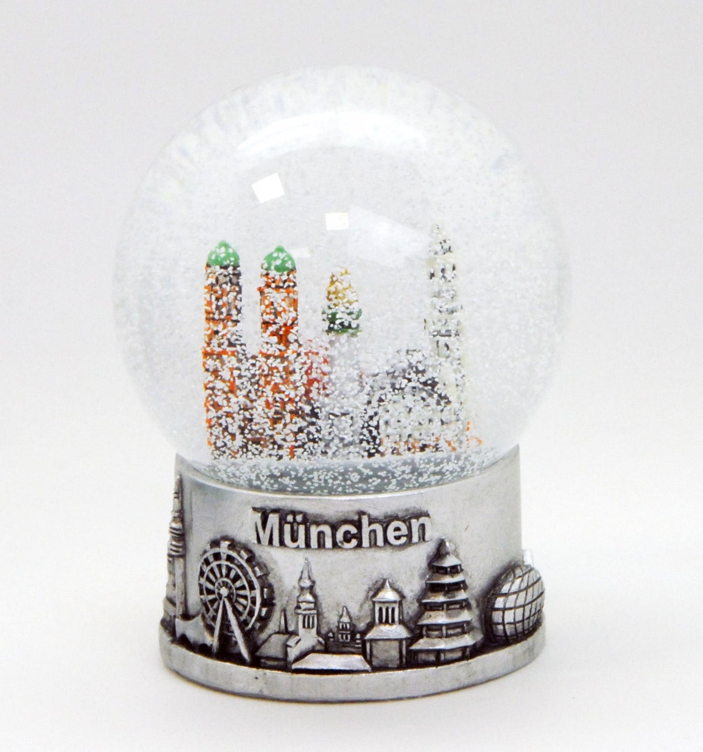 Souvenir Schneekugel München Skyline 80mm - Schneekugelhaus