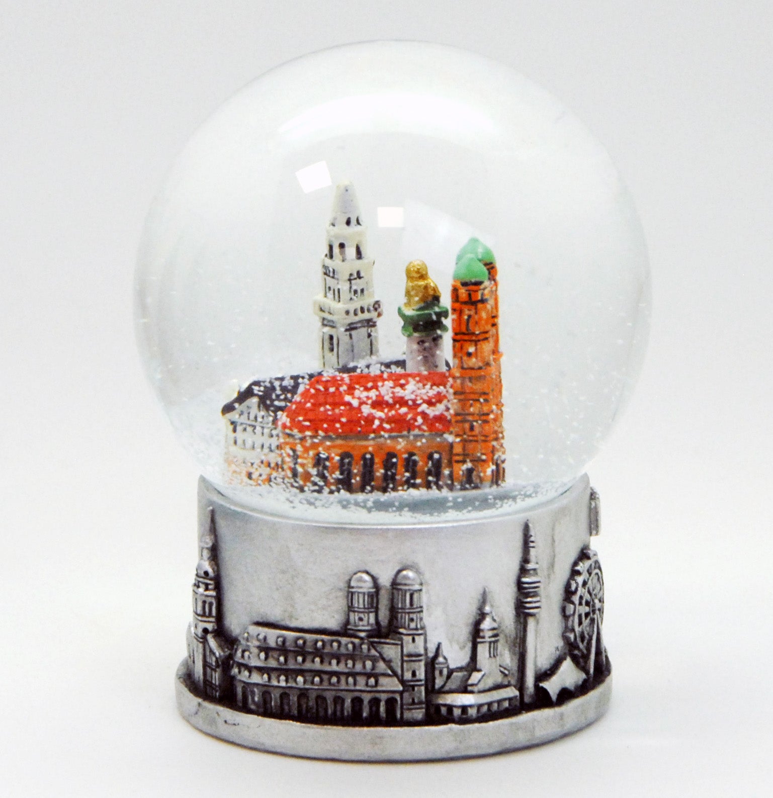 Souvenir Schneekugel München Skyline 80mm - Schneekugelhaus