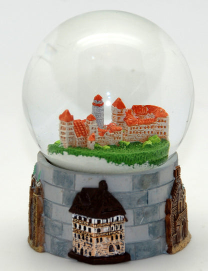 Souvenir Schneekugel Nürnberg Burg - Luftblase - Schneekugelhaus