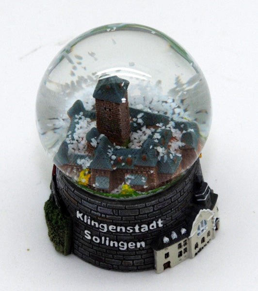 Souvenir Schneekugel Solingen - Luftblase - Schneekugelhaus