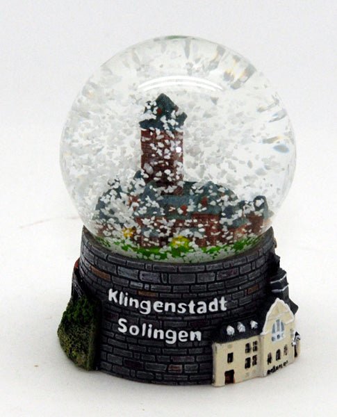 Souvenir Schneekugel Solingen - Luftblase - Schneekugelhaus