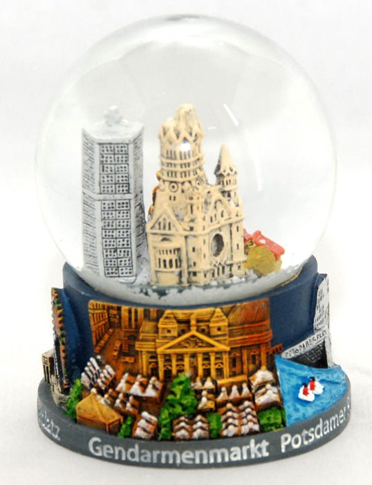 Souvenir Schneekugel Weihnachtsmarkt Berlin - Luftblase - Schneekugelhaus