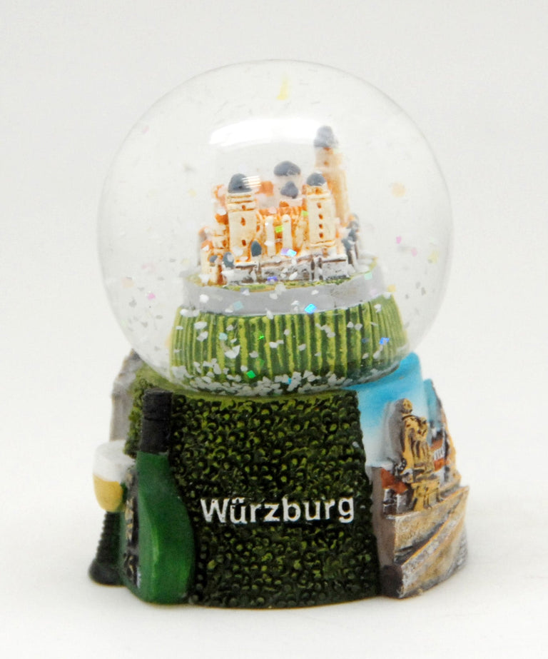 Souvenir Schneekugel Würzburg Festung Marienberg 45mm - Schneekugelhaus