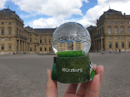 Souvenir Schneekugel Würzburg mit Residenz - Schneekugelhaus