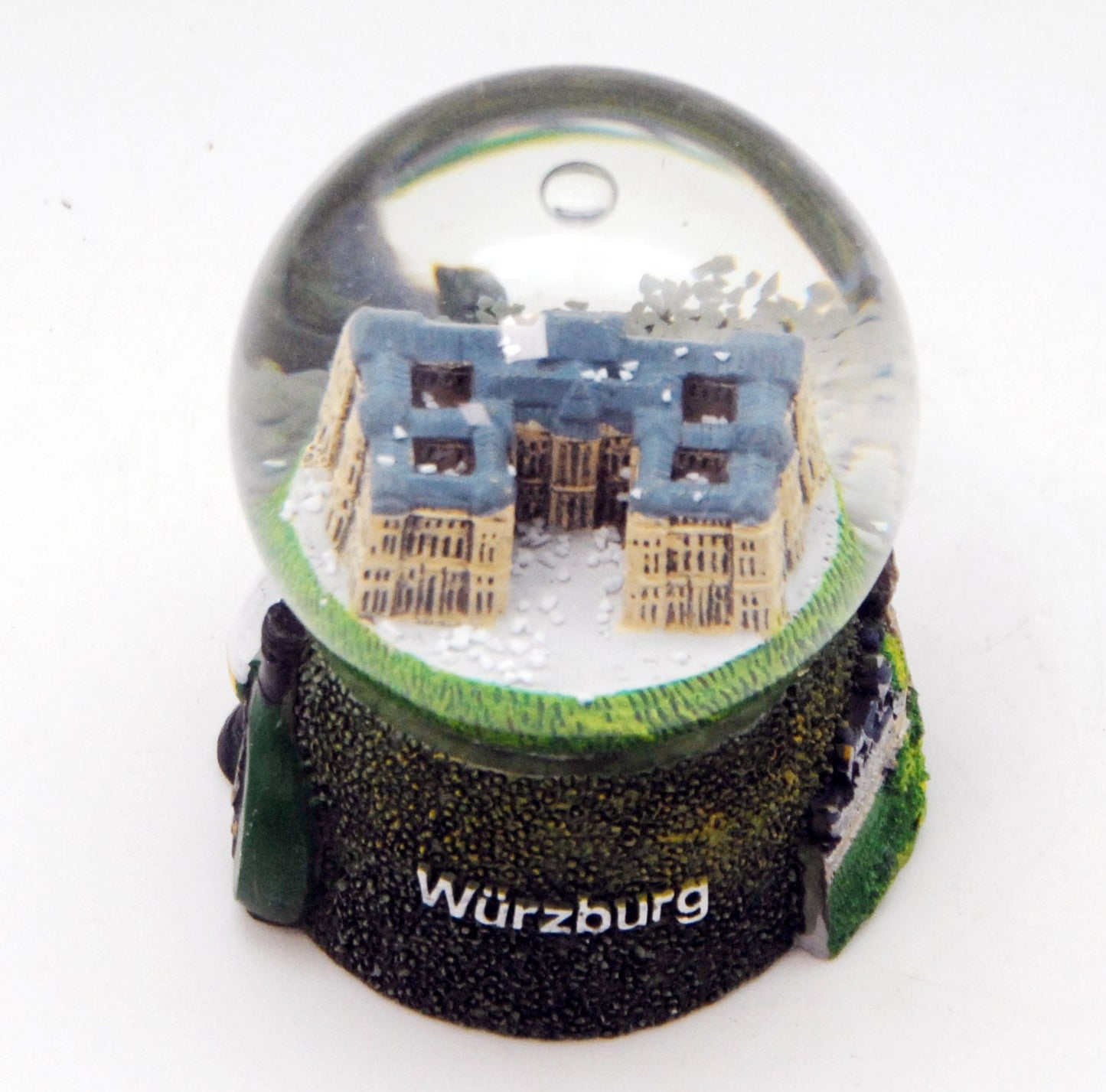 Souvenir Schneekugel Würzburg mit Residenz mit Luftblase - Schneekugelhaus