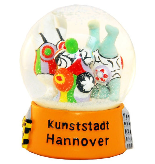 Souvenirschneekugel Hannover Nanas - Schneekugelhaus