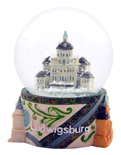 Souvenirschneekugel Ludwigsburg - Luftblase - Schneekugelhaus