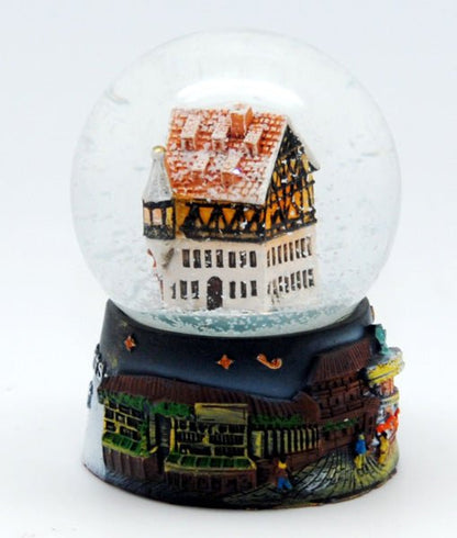 Souvenirschneekugel Weihnachtspostamt - Schneekugelhaus